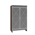 Mirrored Cabinet with Silver Edging,Mirrored Cabinet with Double Door Storage,Shoe Storage Cabinet