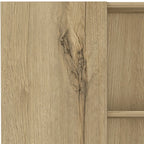 62 Oak Wood Pantry Or Storage Closet - 20.1' X '62.2' X '8.5