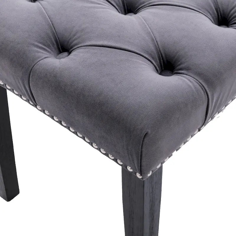 Upholstered Tufted Bench Ottoman Accent Bench
