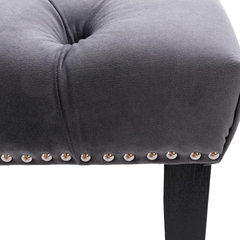 Upholstered Tufted Bench Ottoman Accent Bench