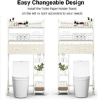 Aufbewahrungsschrank über der Toilette - 11.81D x 32.68W x 67.72H