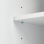 Tall Storage Cabinet with Two Drawers - N/A