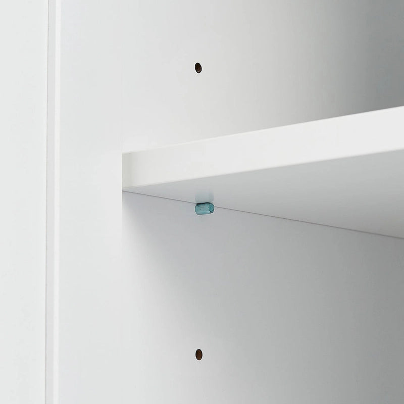 Tall Storage Cabinet with Two Drawers - N/A