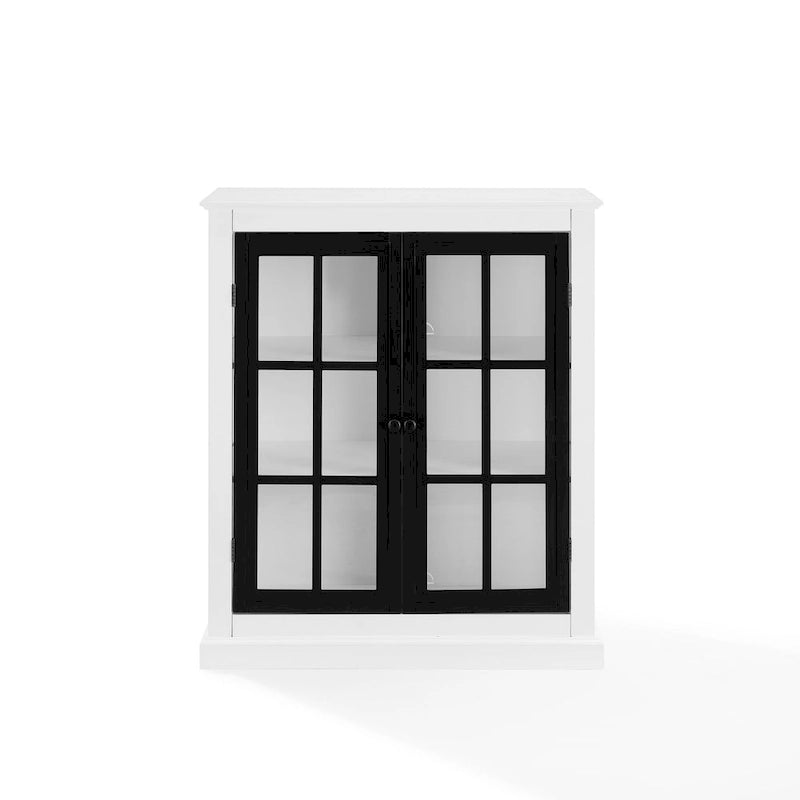 White Stackable Storage Pantry with Adjustable Shelves