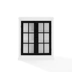 White Stackable Storage Pantry with Adjustable Shelves