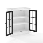 White Stackable Storage Pantry with Adjustable Shelves