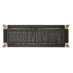 Solid Wood and Woven Rope Entryway Bench - 43.3L x 15.0W x 18.0H