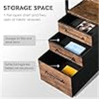 Desks with Drawers and Shelves - 21.65D x 59.06W x 29.13H