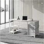 Desks with Drawers and Shelves - 21.65D x 59.06W x 29.13H