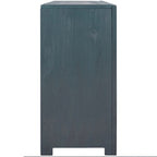 40-Inch Accent Cabinet with Unique Doors and One Adjustable Shelf
