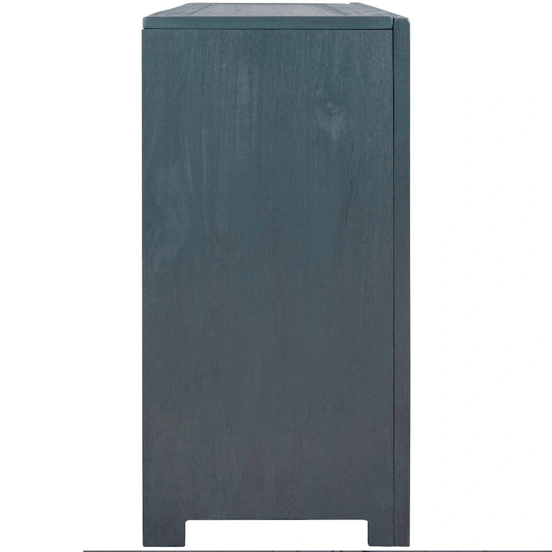 40-Inch Accent Cabinet with Unique Doors and One Adjustable Shelf