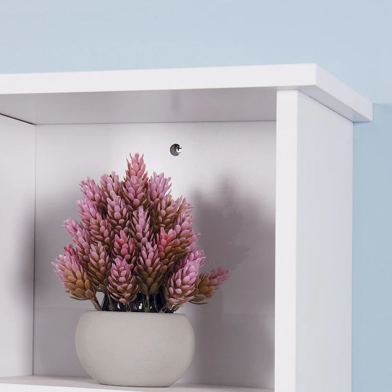 Wall-Mounted MDF Medicine Cabinet with Adjustable Shelf