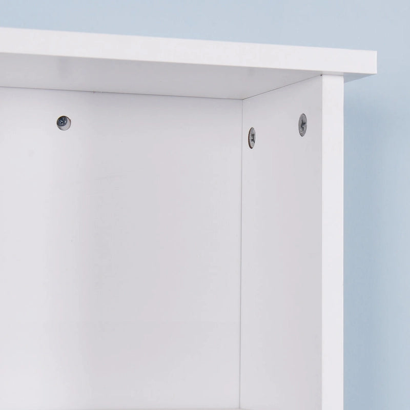 Wall-Mounted MDF Medicine Cabinet with Adjustable Shelf