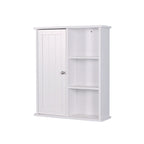 Wall-Mounted MDF Medicine Cabinet with Adjustable Shelf