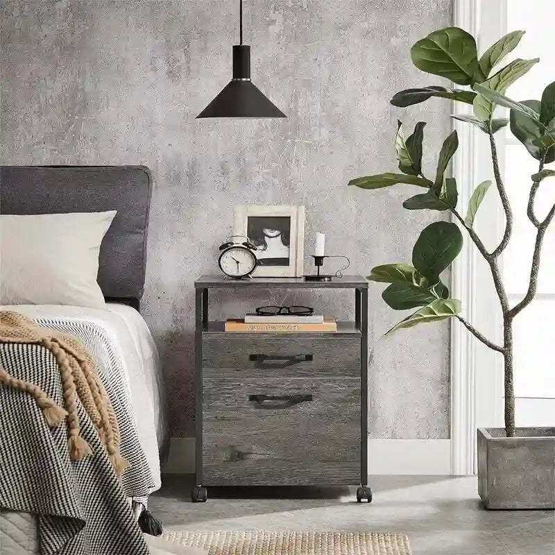 Mobile Filing Cabinet with Wheels