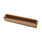 Solid Teak Wall-Mount or Freestanding Storage Rack
