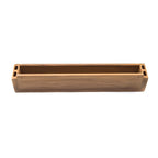 Solid Teak Wall-Mount or Freestanding Storage Rack