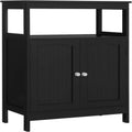 White MDF Bathroom Cabinet with Adjustable Shelf