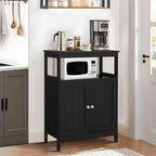 White MDF Bathroom Cabinet with Adjustable Shelf