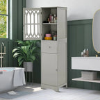 Modern Stylish Wooden Bathroom Cabinet with an Acrylic Cabinet Door Panel