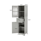 Modern Stylish Wooden Bathroom Cabinet with an Acrylic Cabinet Door Panel