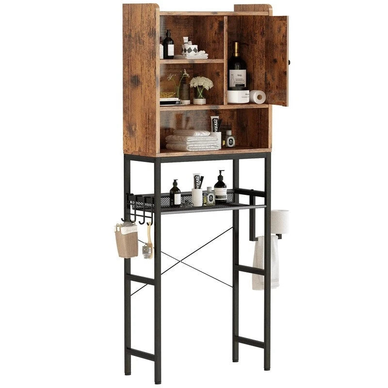 Over the Toilet Storage Cabinet - 9.44D x 23.62W x 72.83H