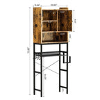 Over the Toilet Storage Cabinet - 9.44D x 23.62W x 72.83H