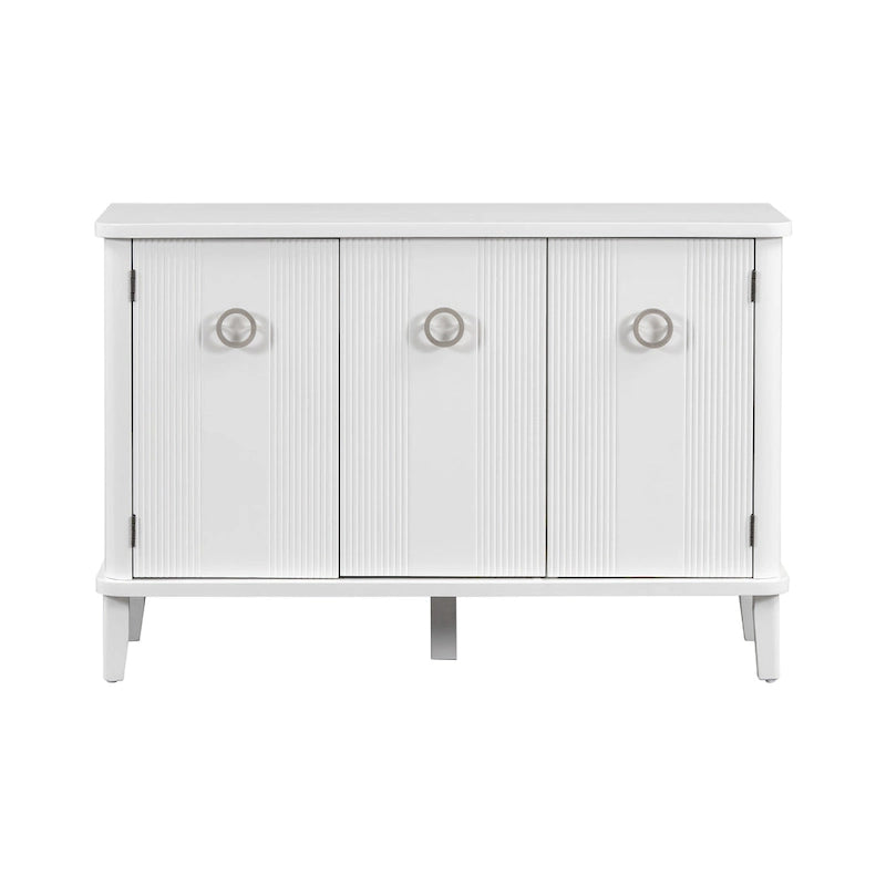 Simple and Atmospheric Solid Wood Veneer Fraxinus Mandschuric Cabinet