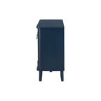 Simple Solid Wood Veneer Ash Cabinet with Round Alloy Handles
